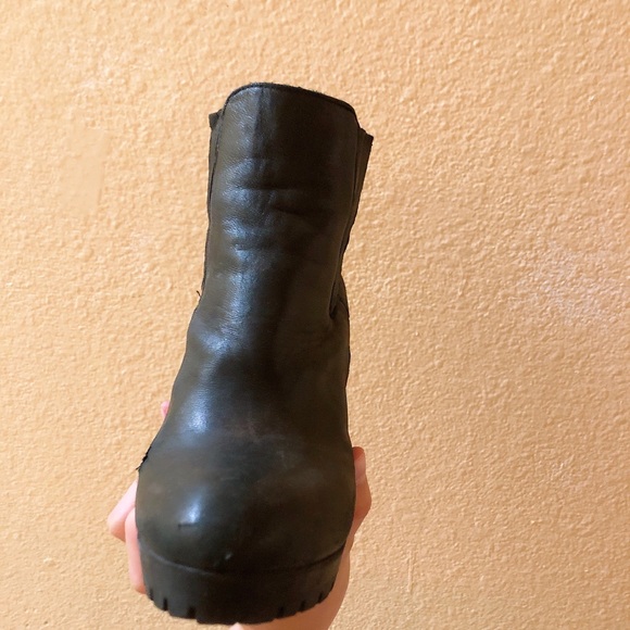 Black booties platform - Picture 2 of 2